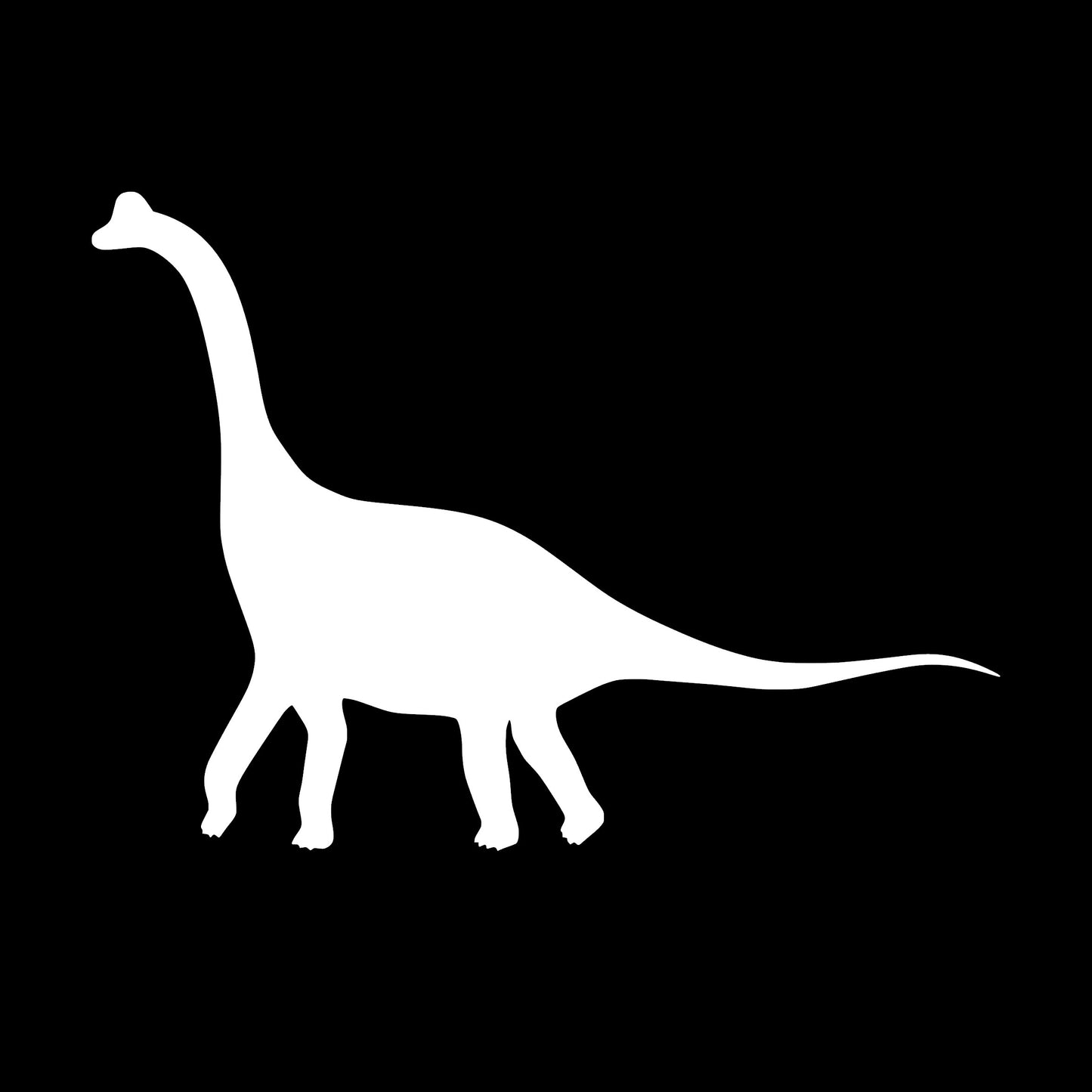 Brontosaurus, Sauropod, Decal Sticker