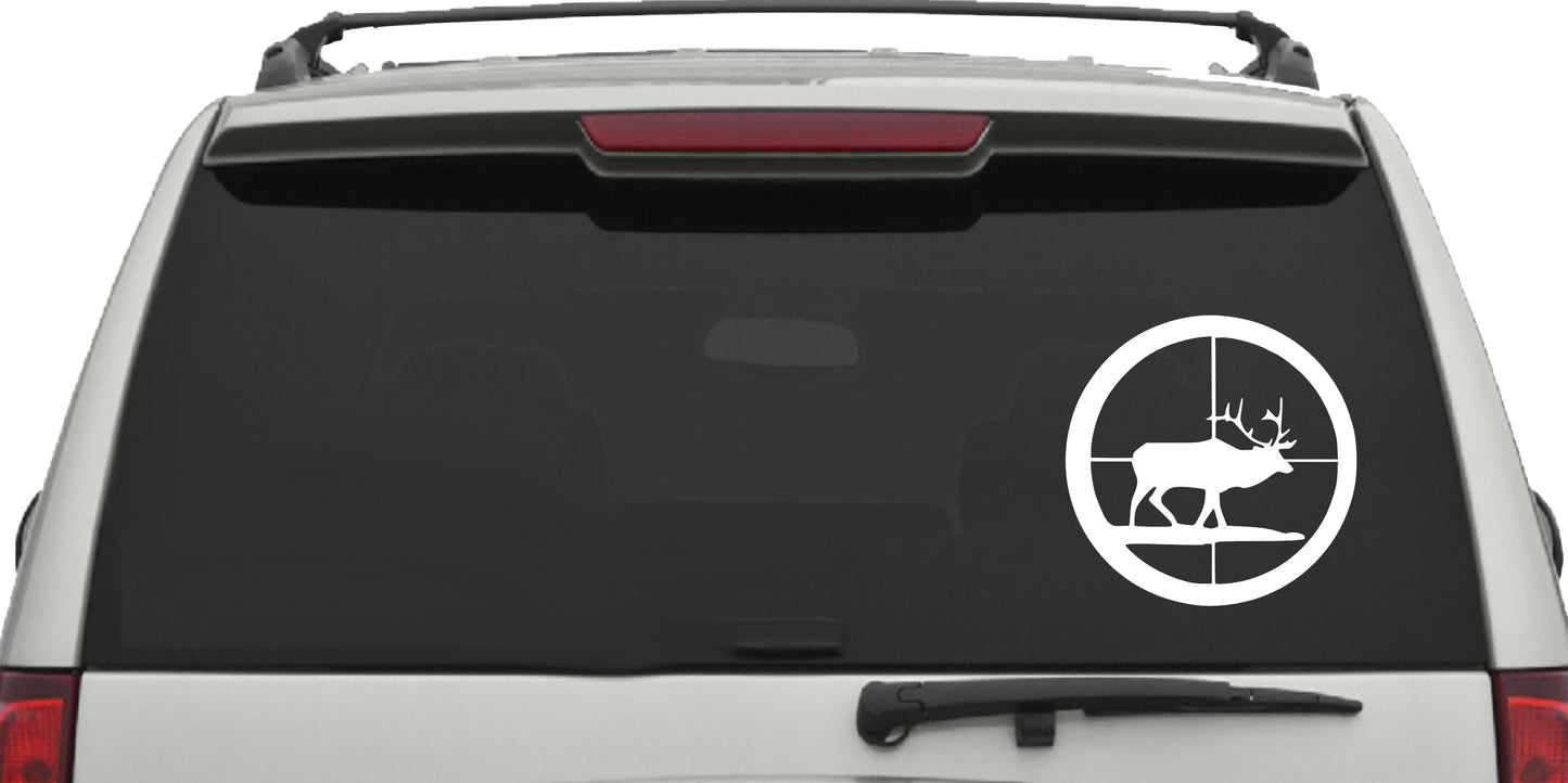Hunting Crosshairs, Sticker Decal