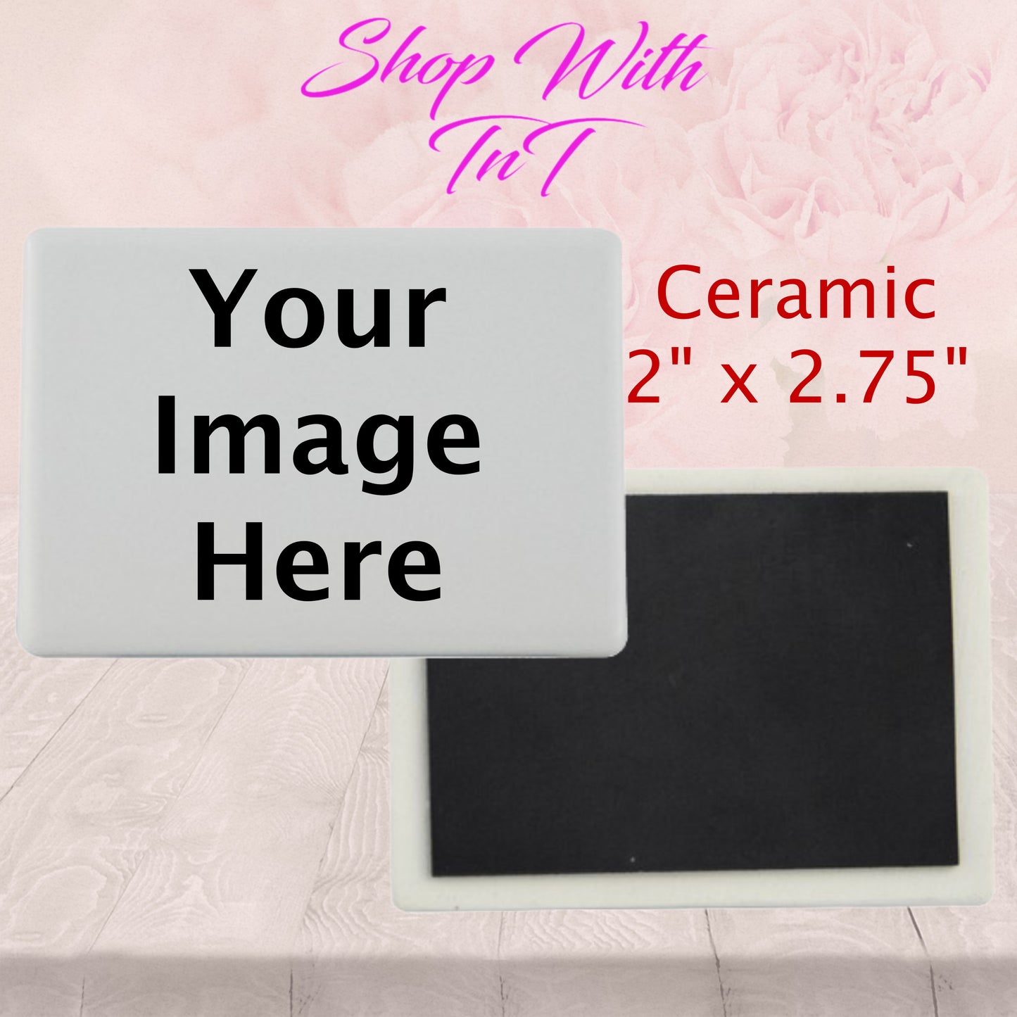 Ceramic custom magnets - custom fridge magnets -personalized magnet