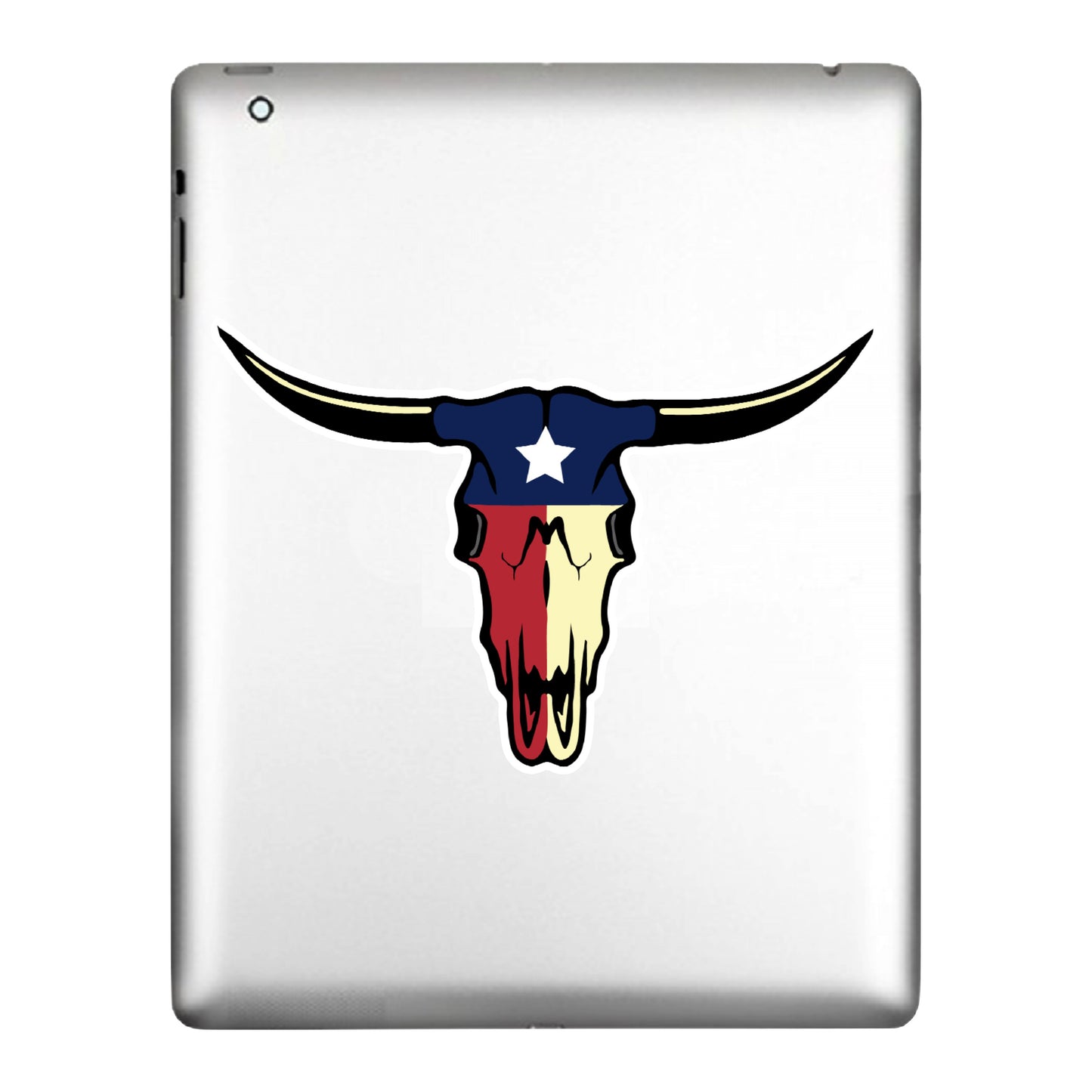 Texas State Longhorn Skull, Sticker Decal