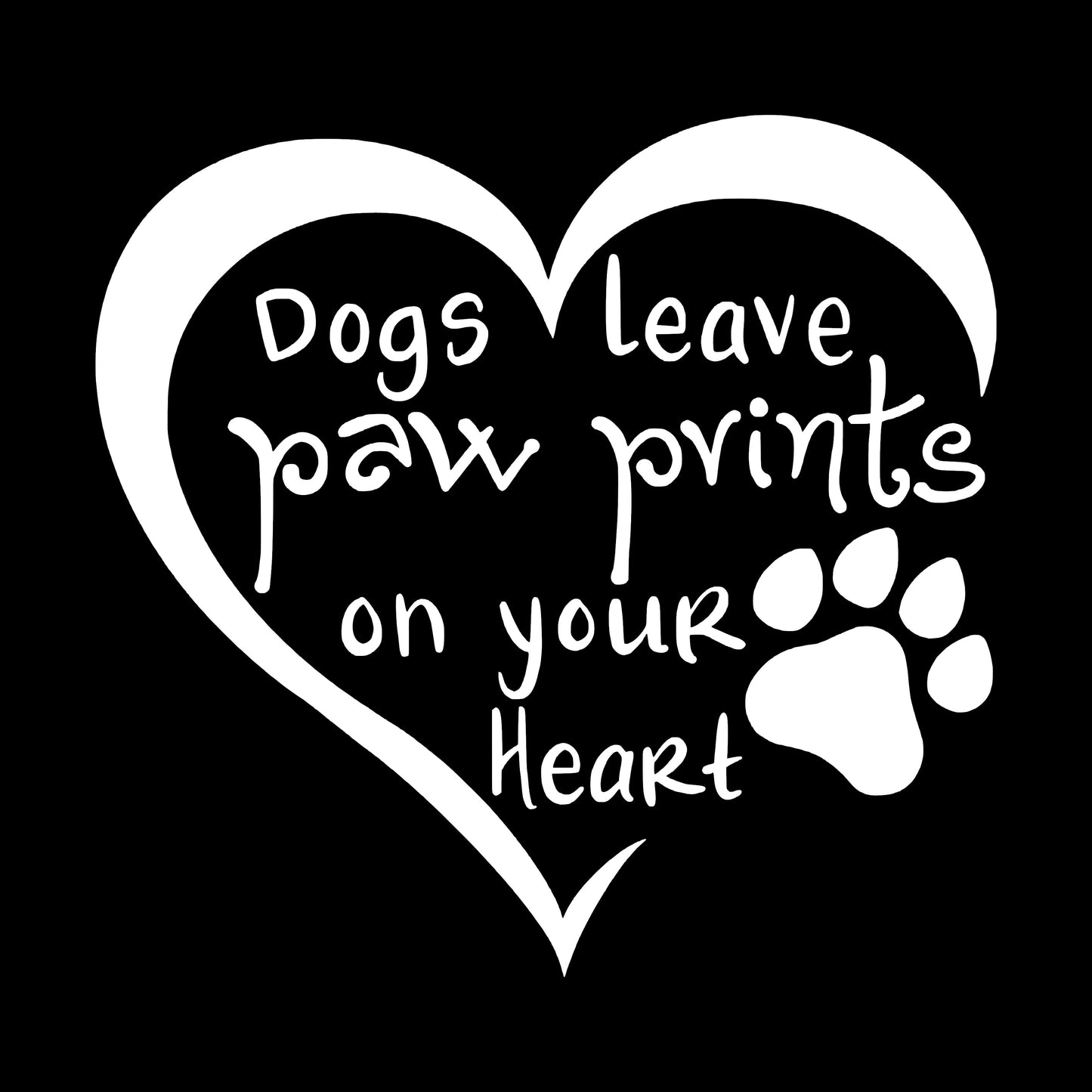 Dog Saying, Sticker Decal