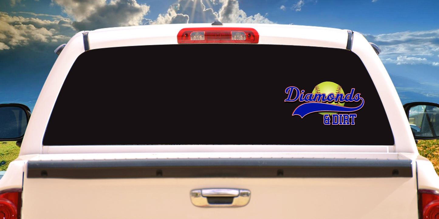 Baseball, Softball, Diamonds And Dirt, Decal Stickers