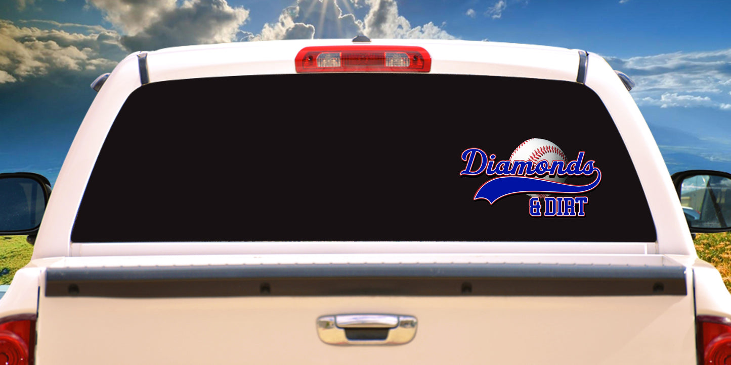 Baseball, Softball, Diamonds And Dirt, Decal Stickers