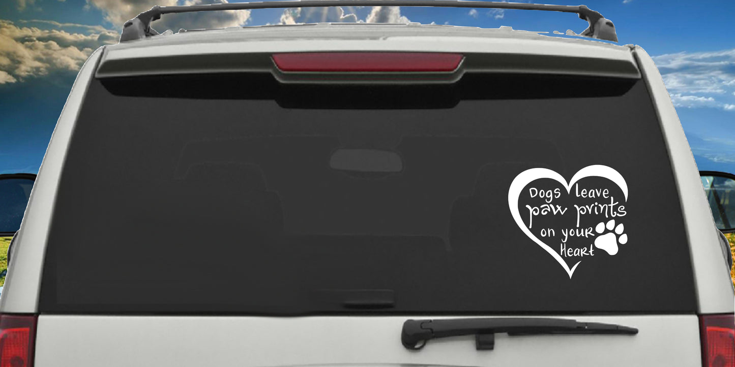 Dog Saying, Sticker Decal