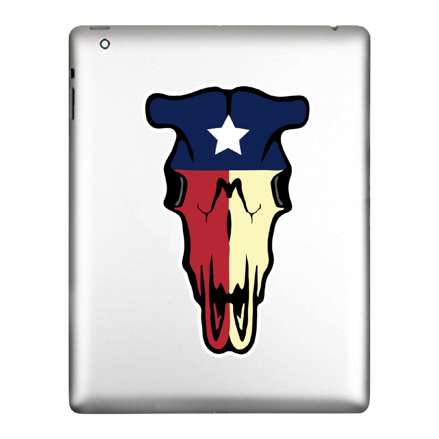 Texas State Longhorn Skull, Sticker Decal