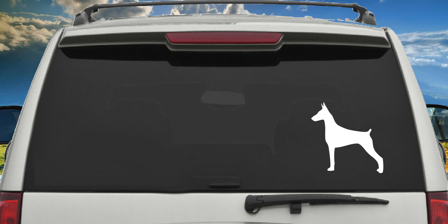Doberman Pinscher, Sticker Decal.
