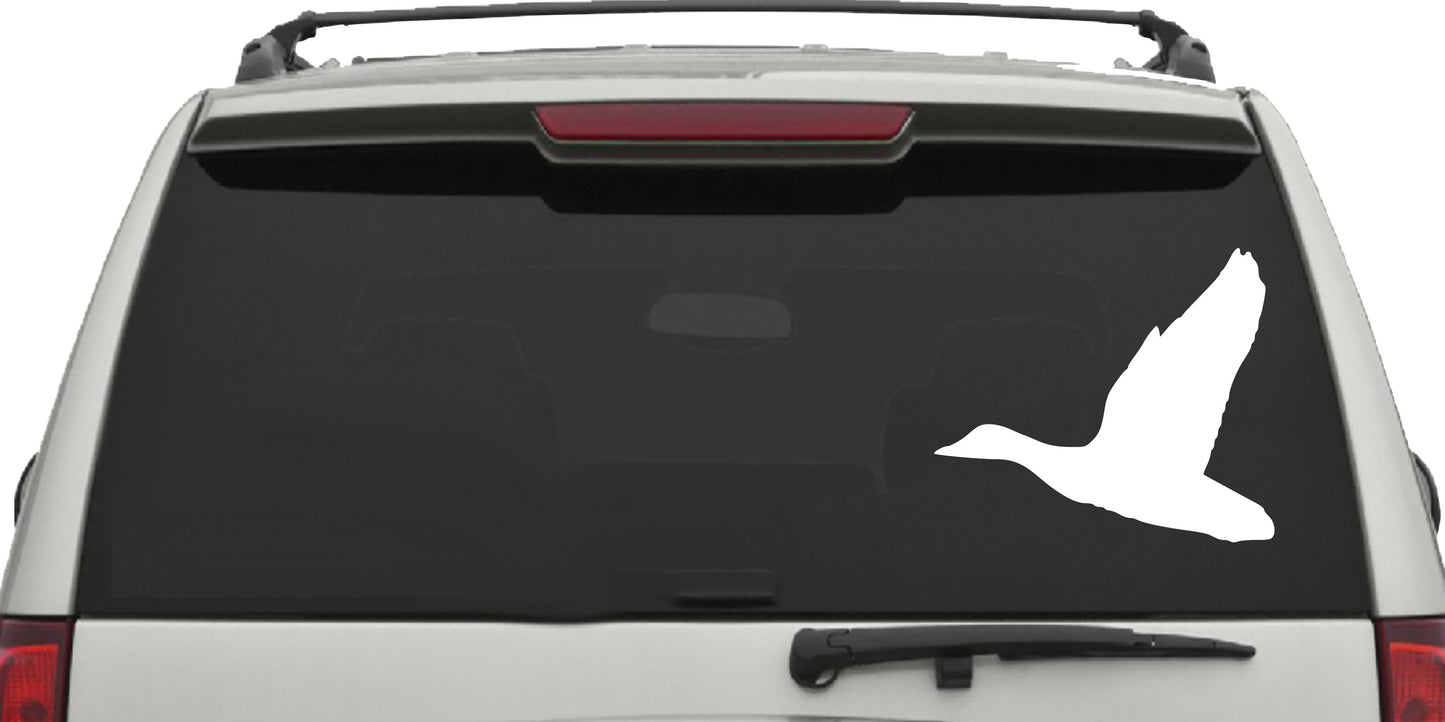 Flying Mallard, Sticker Decal