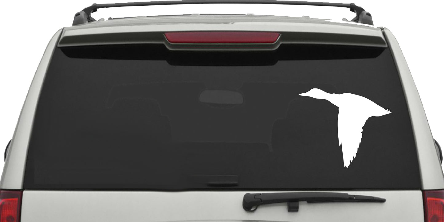 Pheasants, Flying Mallard, Sticker Decal