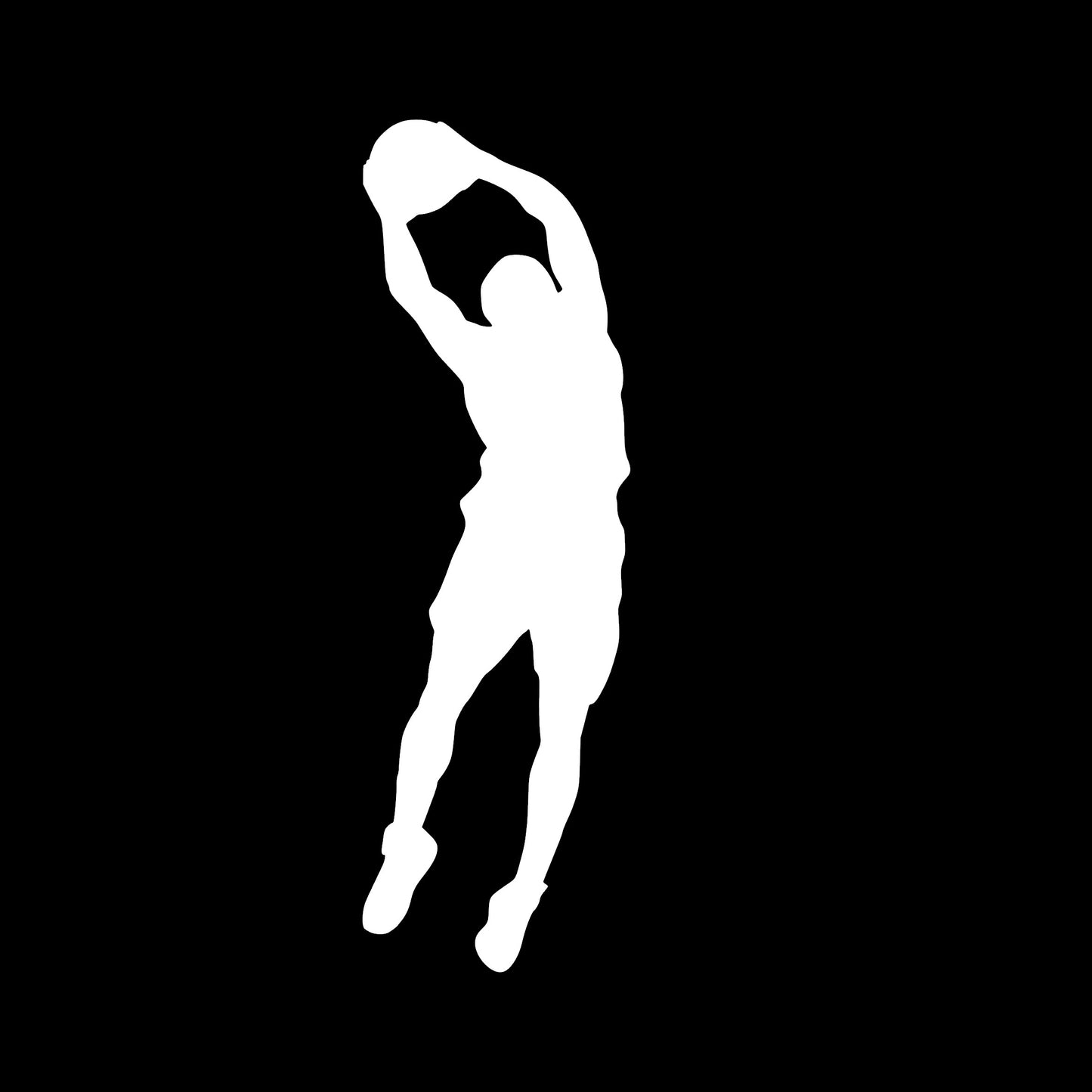 Dunking Basketball, Sticker Decal