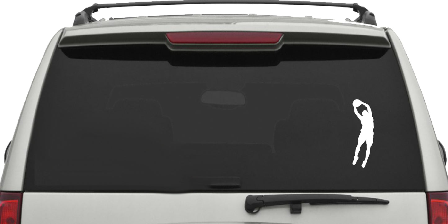 Dunking Basketball, Sticker Decal