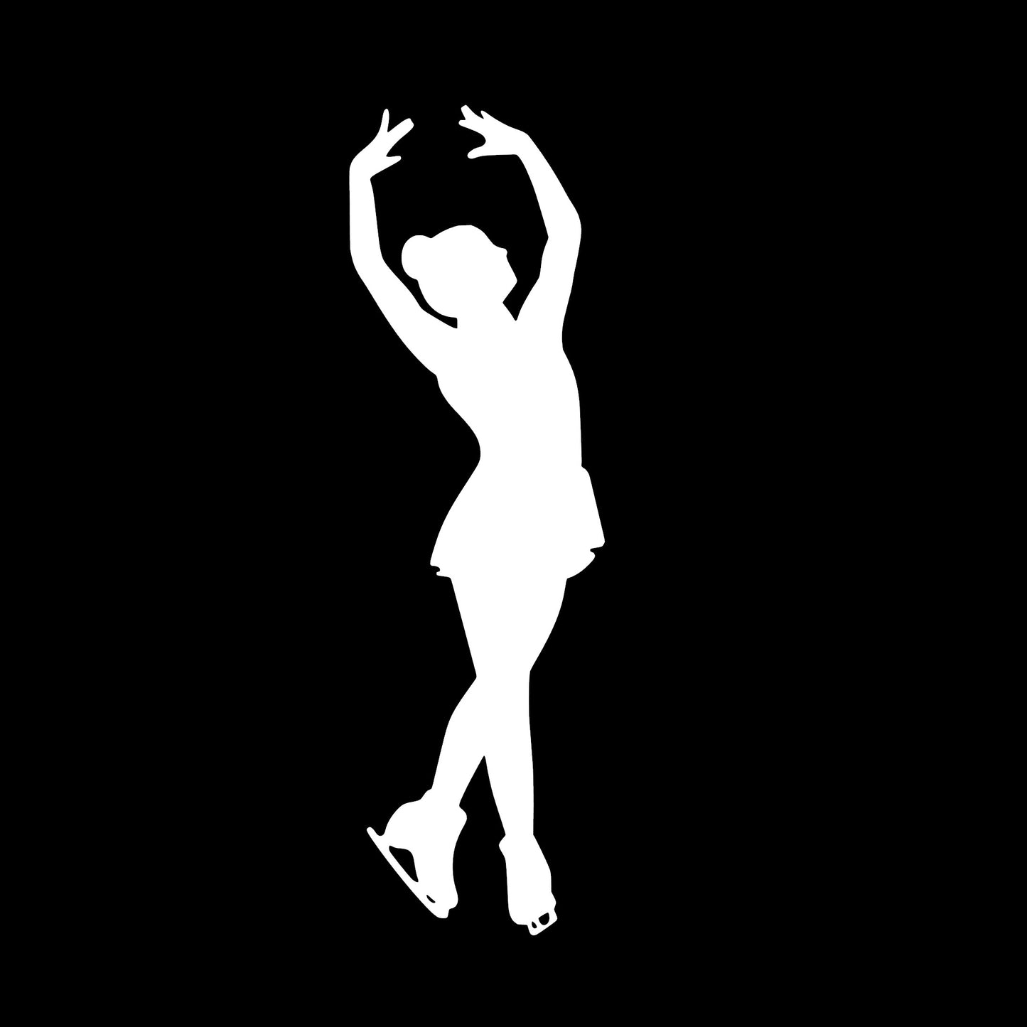 Figure Skater 2, Sticker Decal