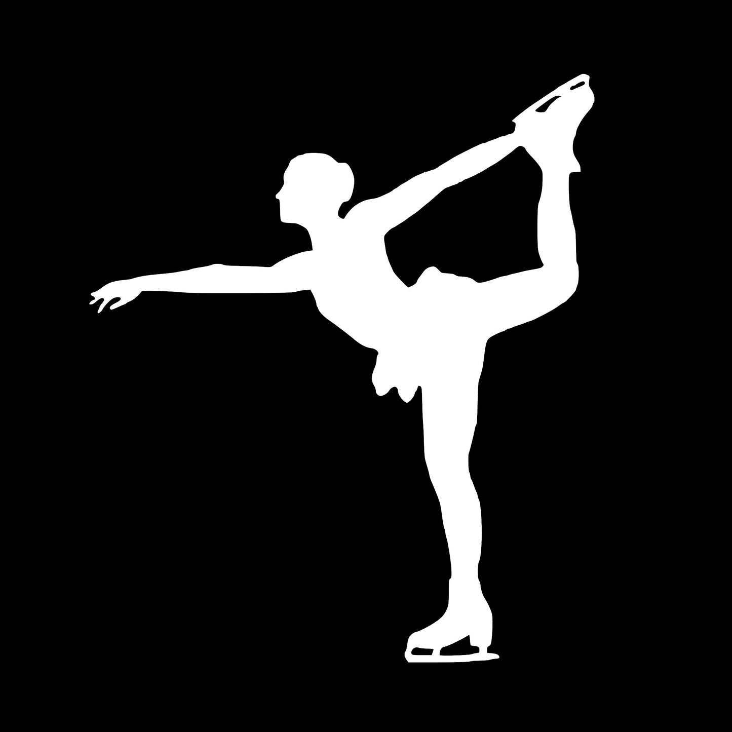 Figure Skater 3, Sticker Decal