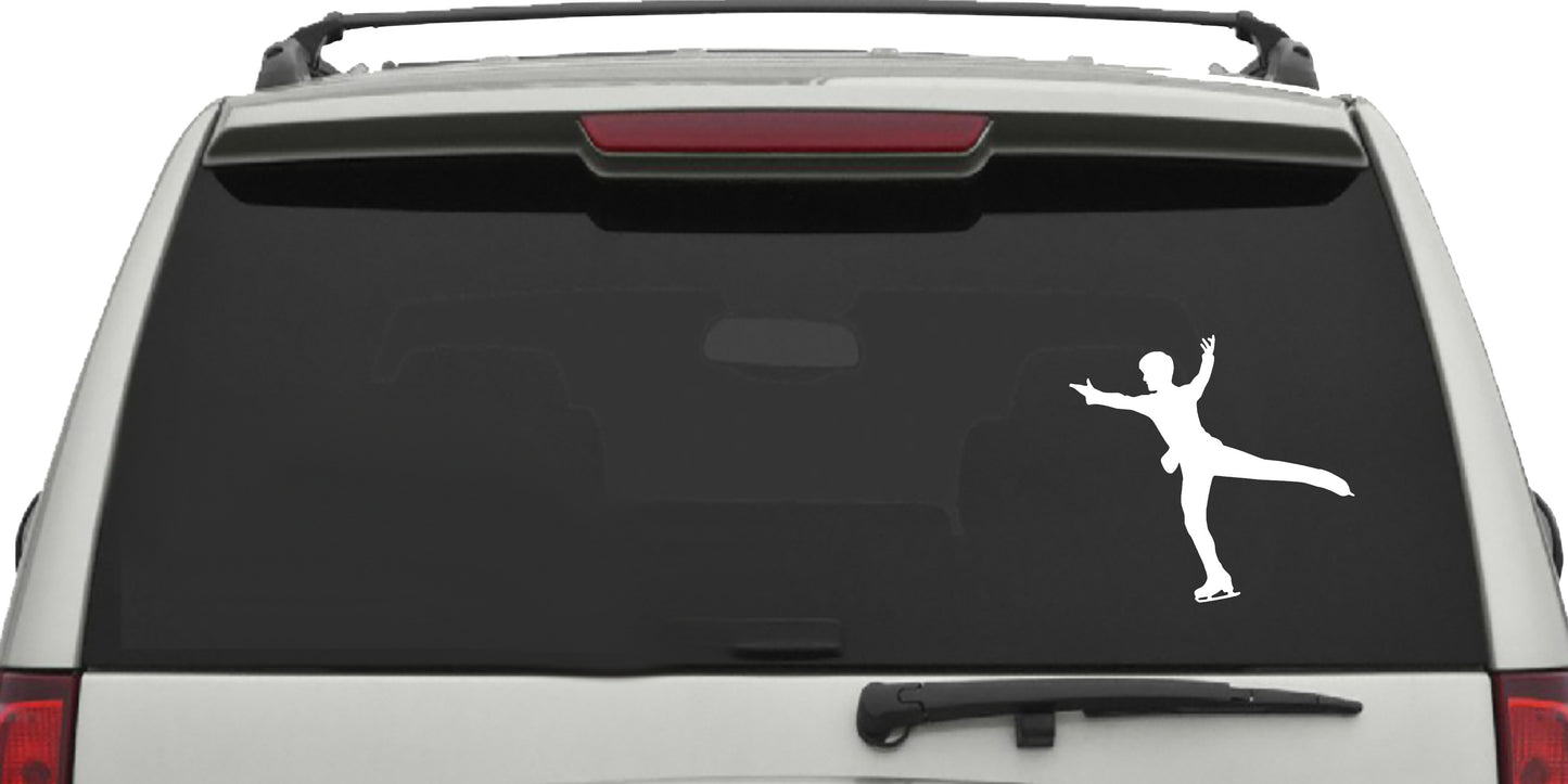 Male Figure Skater, Sticker Decal