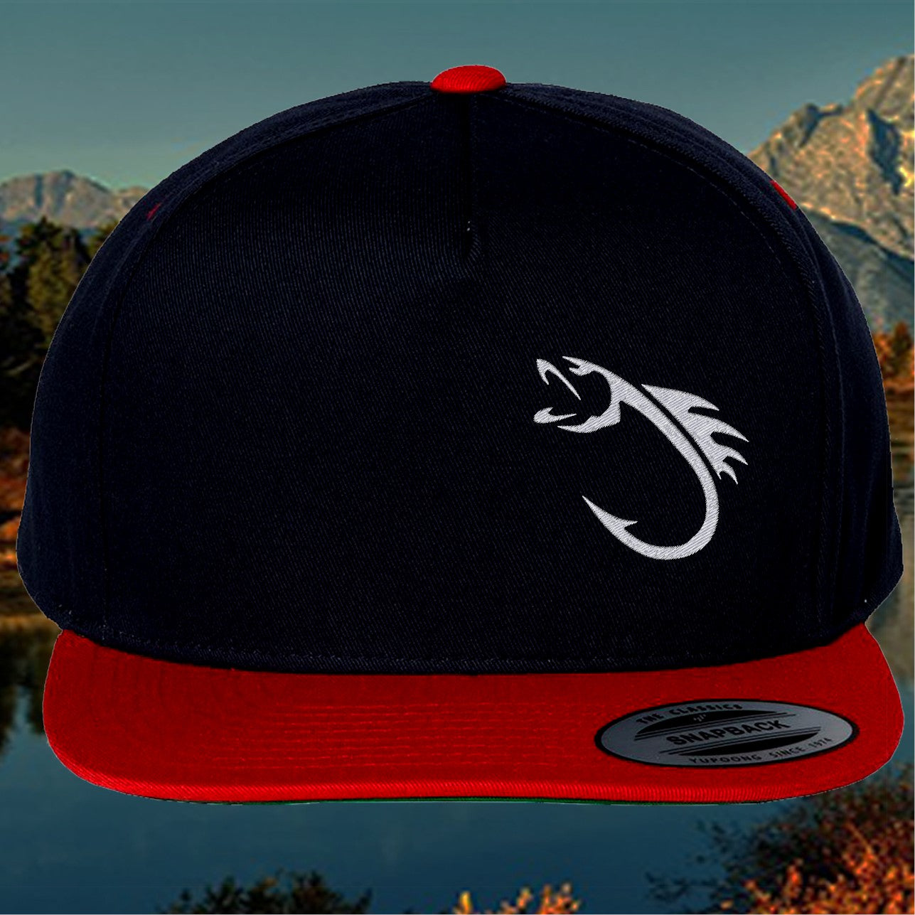 Embroidery, Fish Hook Hat, Fishing Cap