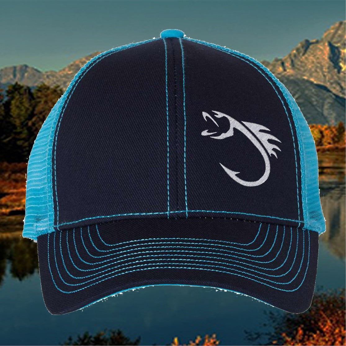 Embroidery, Fish Hook Hat, Fishing Cap