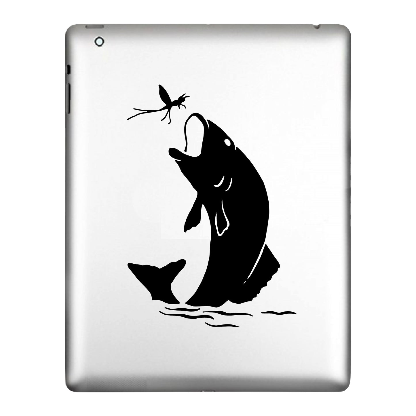 Fish Catching Fly | Sticker Decal | Truck, Cars, Windows, computers, flat surfaces