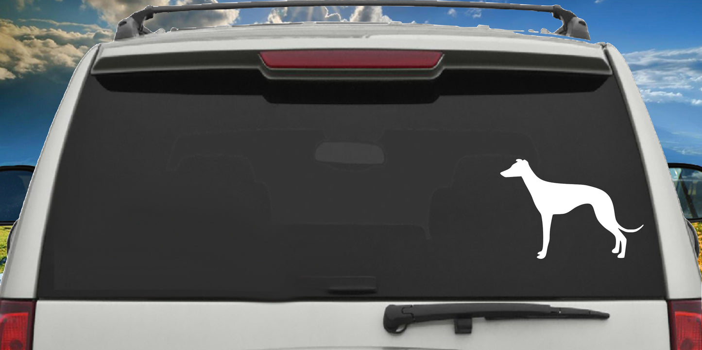 Greyhound Dog, Sticker Decal