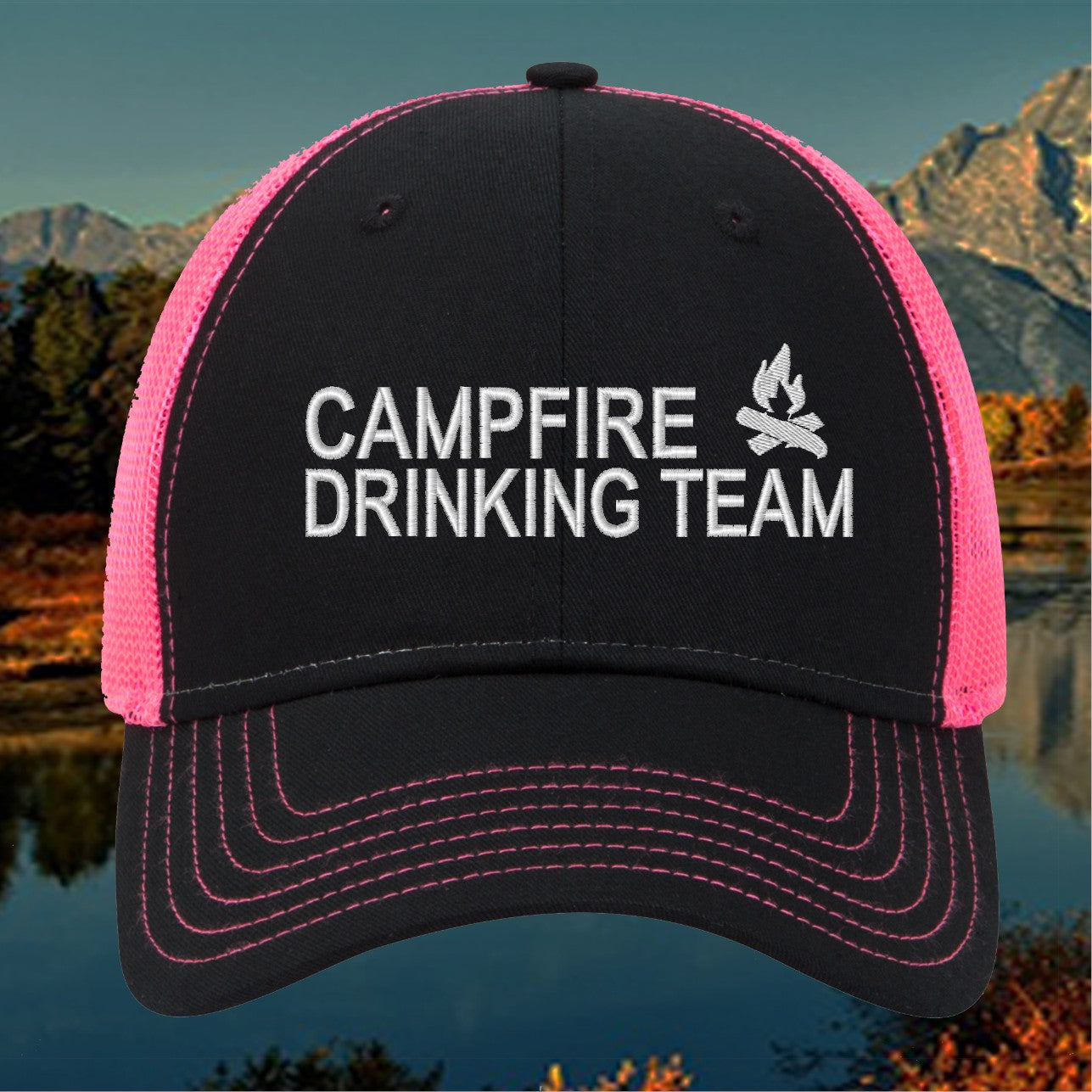 Embordered Campfire Drinking Team