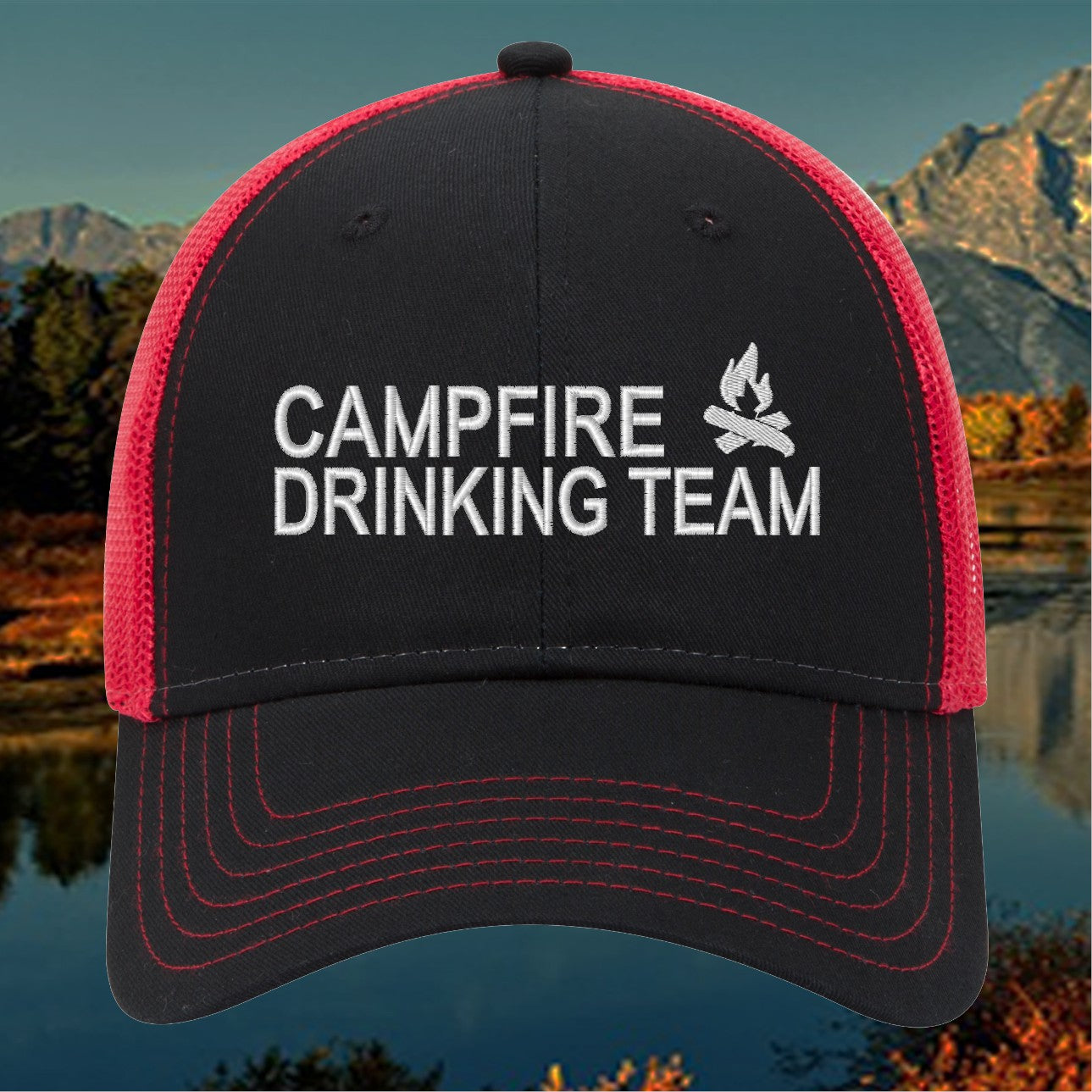 Embordered Campfire Drinking Team
