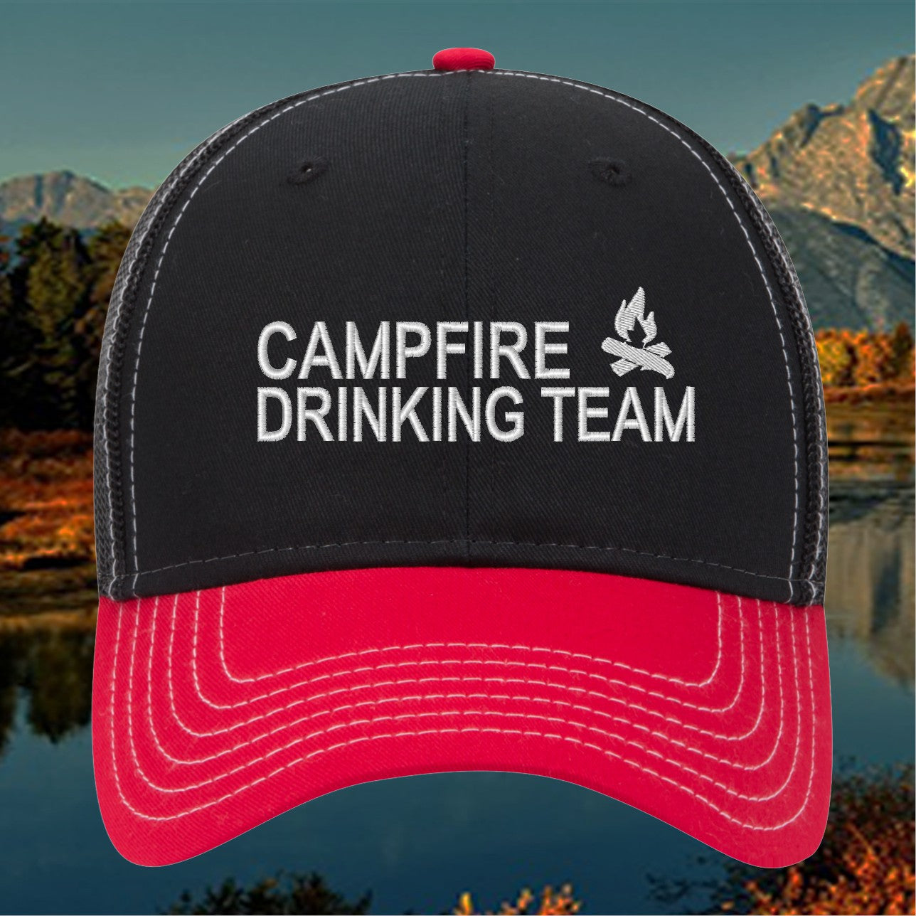Embordered Campfire Drinking Team