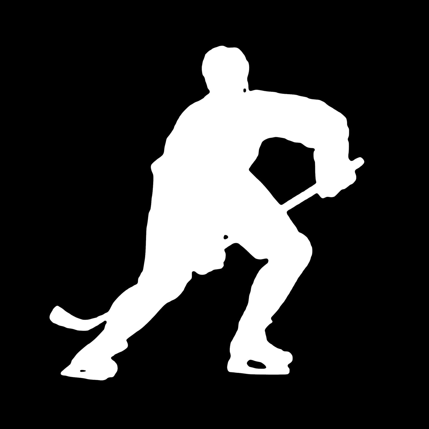 Hockey Player 2, Sticker Decal