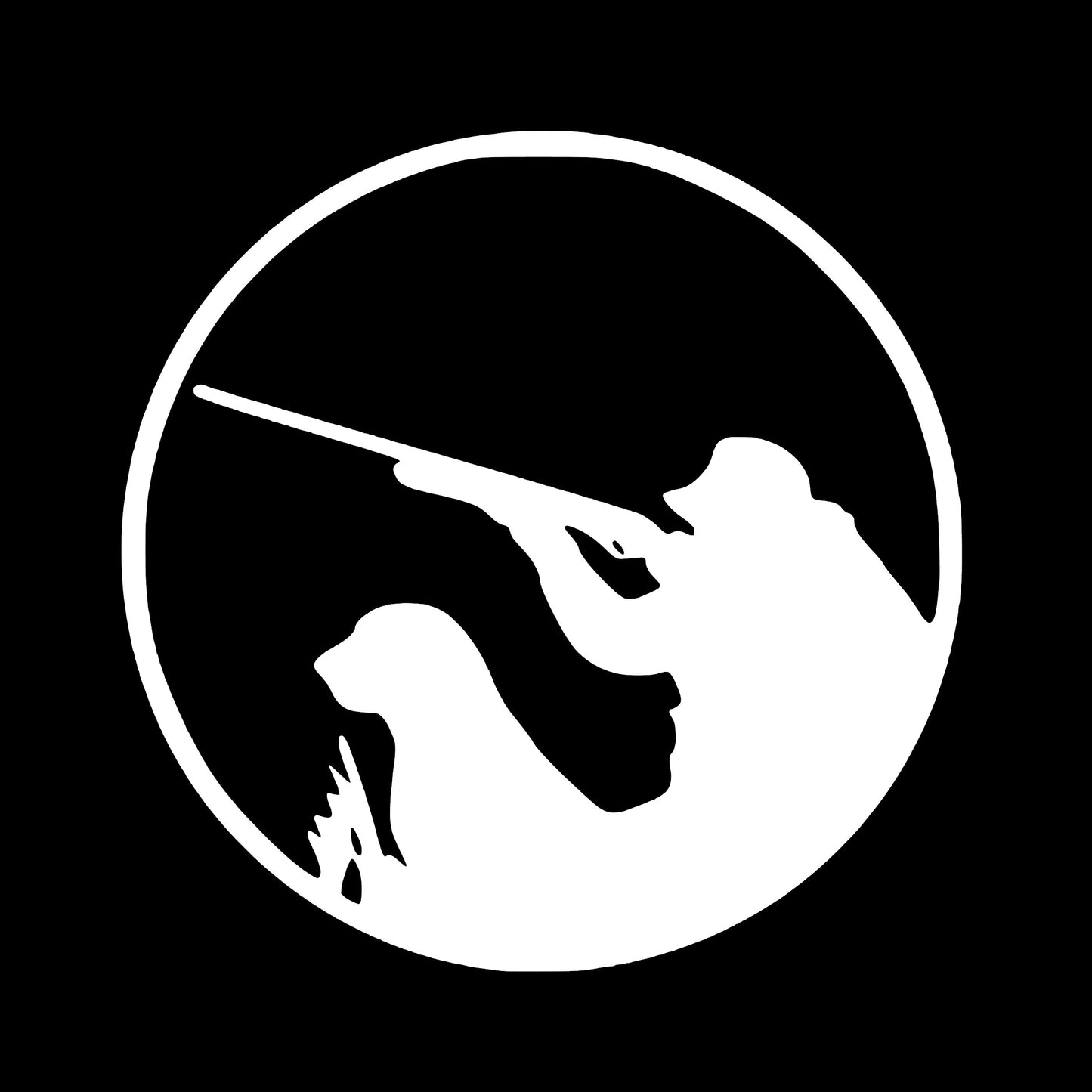 Hunter Mallard Duck Hunting, Sticker Decal