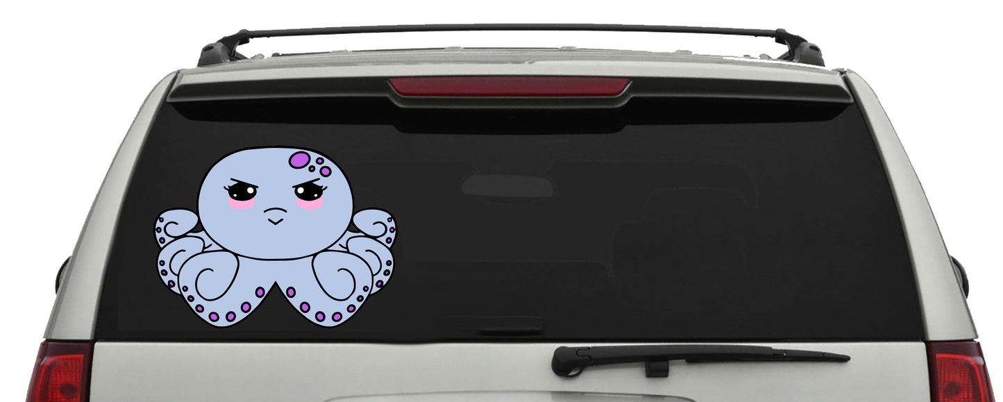 Cute Grumpy Kawaii 5 Pack, Frog, Koala, Zebra, Ram, Octopus, Digital PNG "File Only"