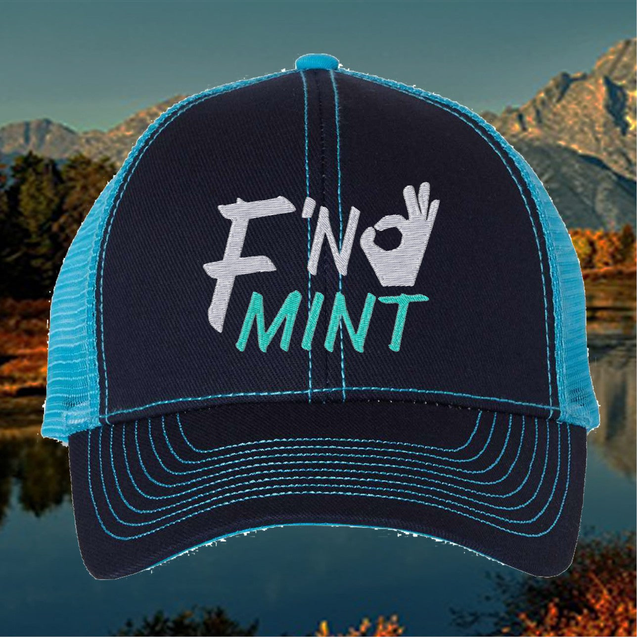 Embroidered Fn Mint Cap, F*ckin Mint Hat