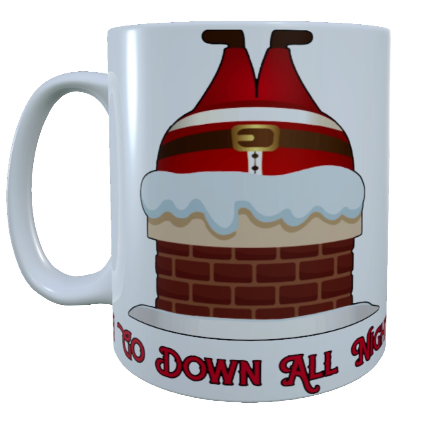 I Go Down All Night, 15 oz mug