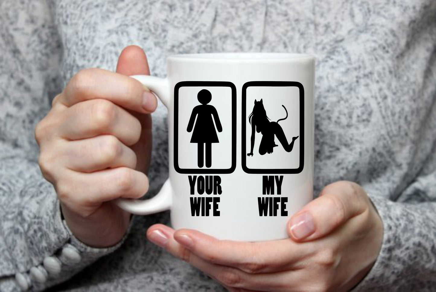 Your Wife My Wife Vixen Kitty Cat | 15 oz Mug