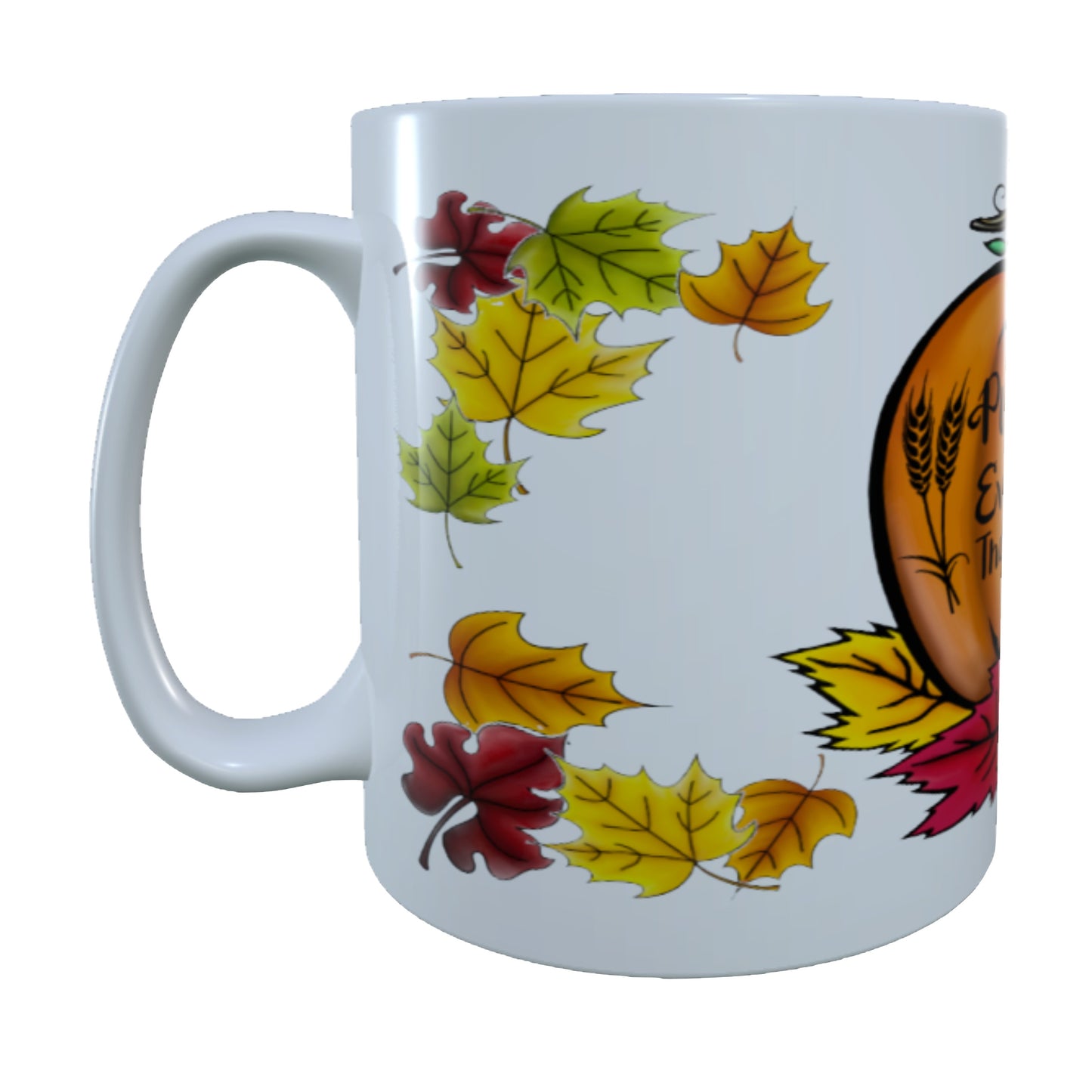 Pumpkin Spice & Everything Nice, 15 oz Mug.