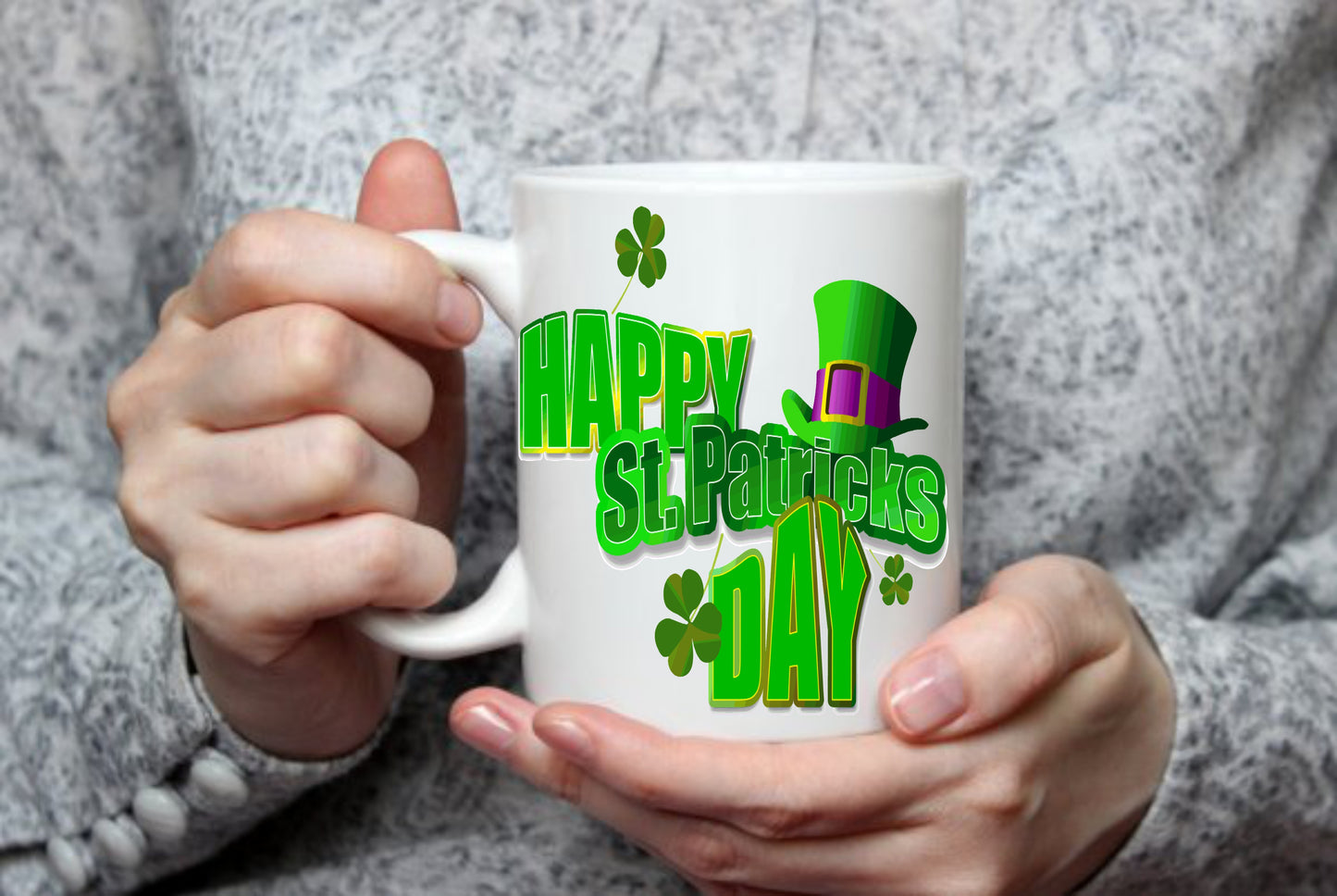 Happy St. Patrick's Day, Patty's Day, 15 oz Mug