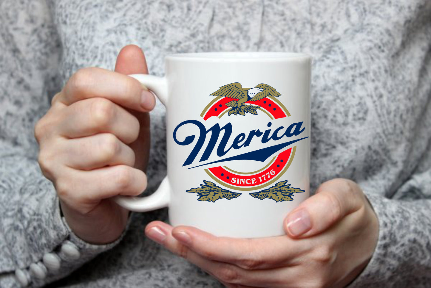 Merica Since 1776 American, 15 oz Mug
