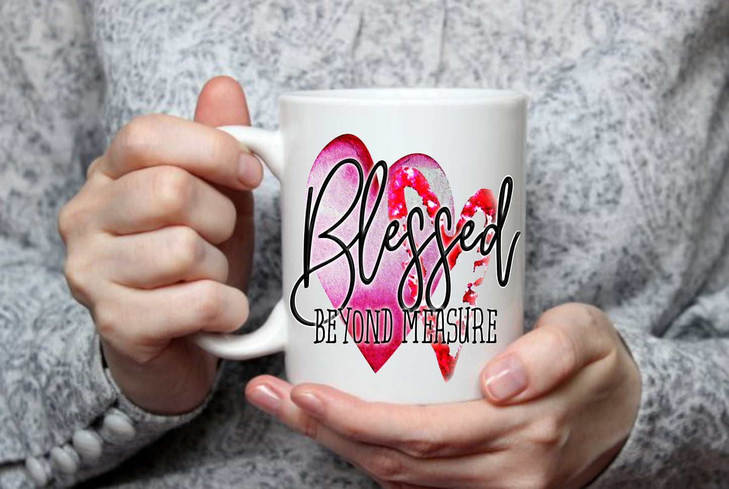 Blessed Beyond Measure, 15 oz Mug