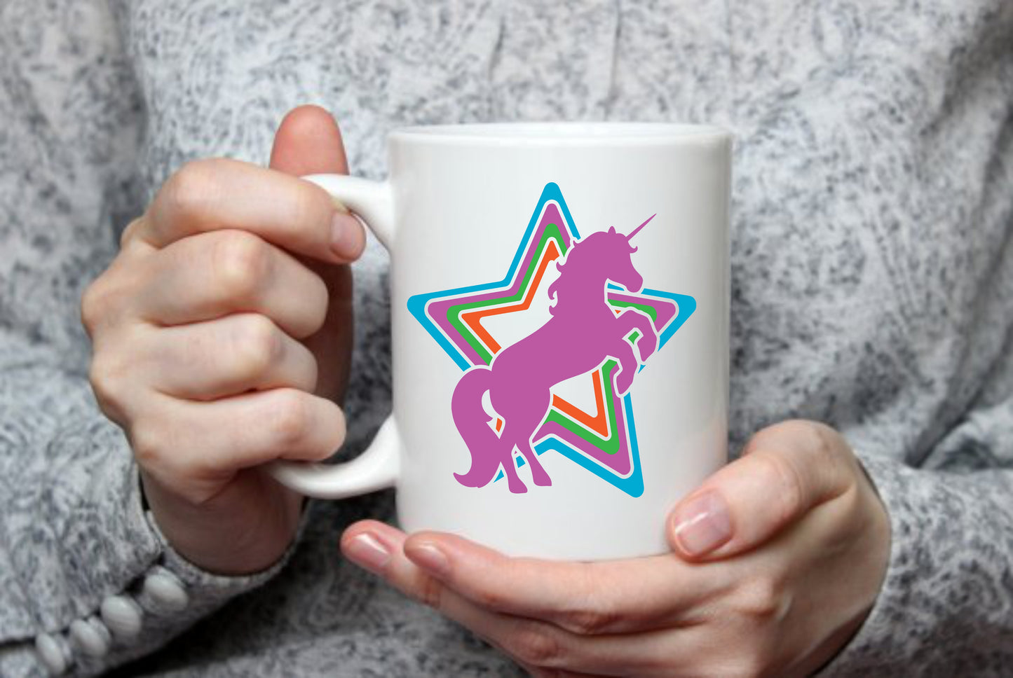 Twinkle Star Unicorn, 15 oz Mug