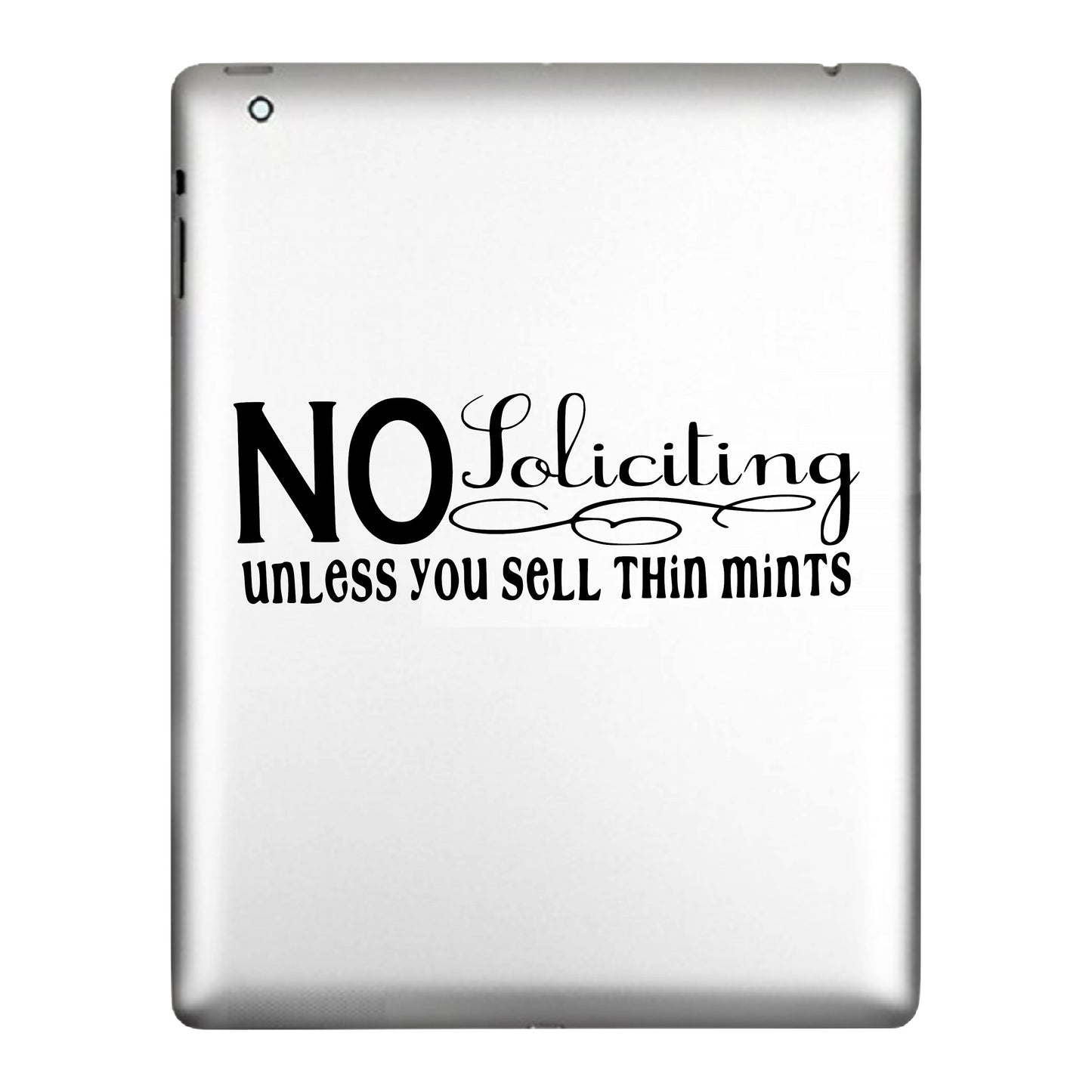 No Soliciting Sell Thin Mints , Sticker Decal