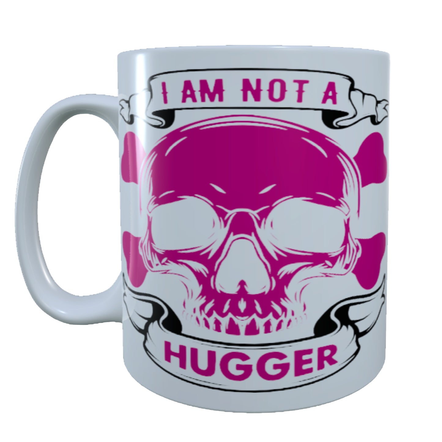 I am Not a Hugger, 15 oz Mug