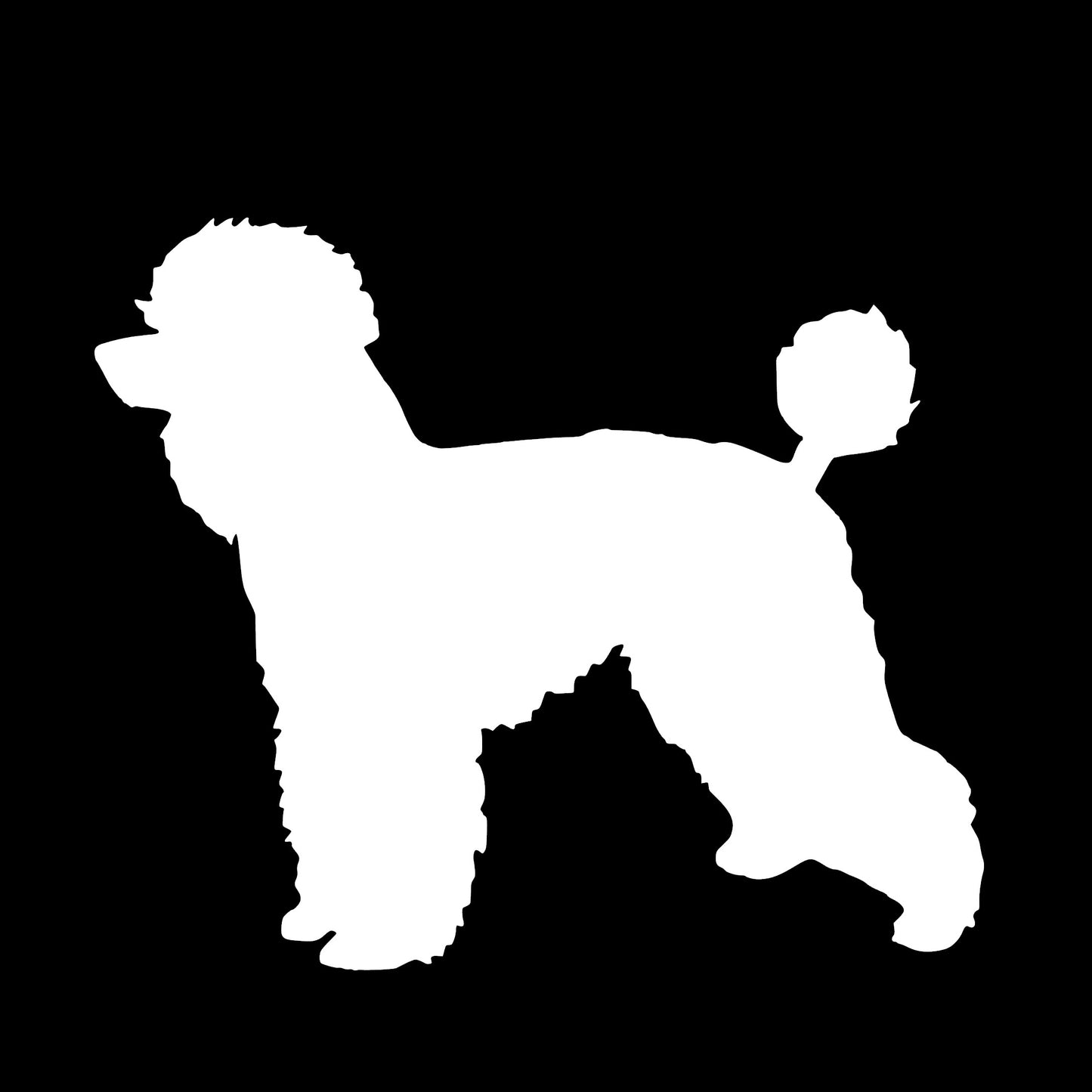Poodle Dog Pet, Decal Sticker
