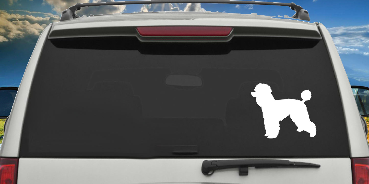 Poodle Dog Pet, Decal Sticker