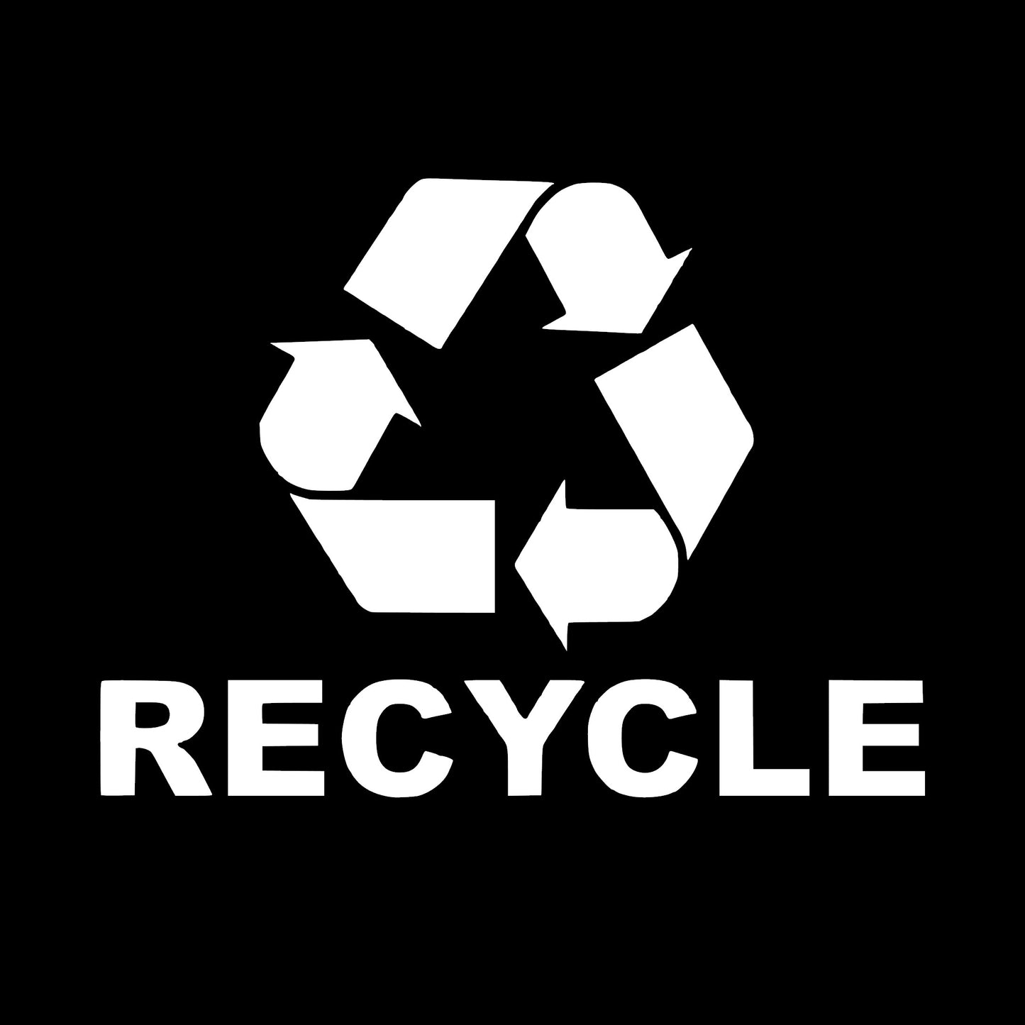 Recycle, Decal Sticker