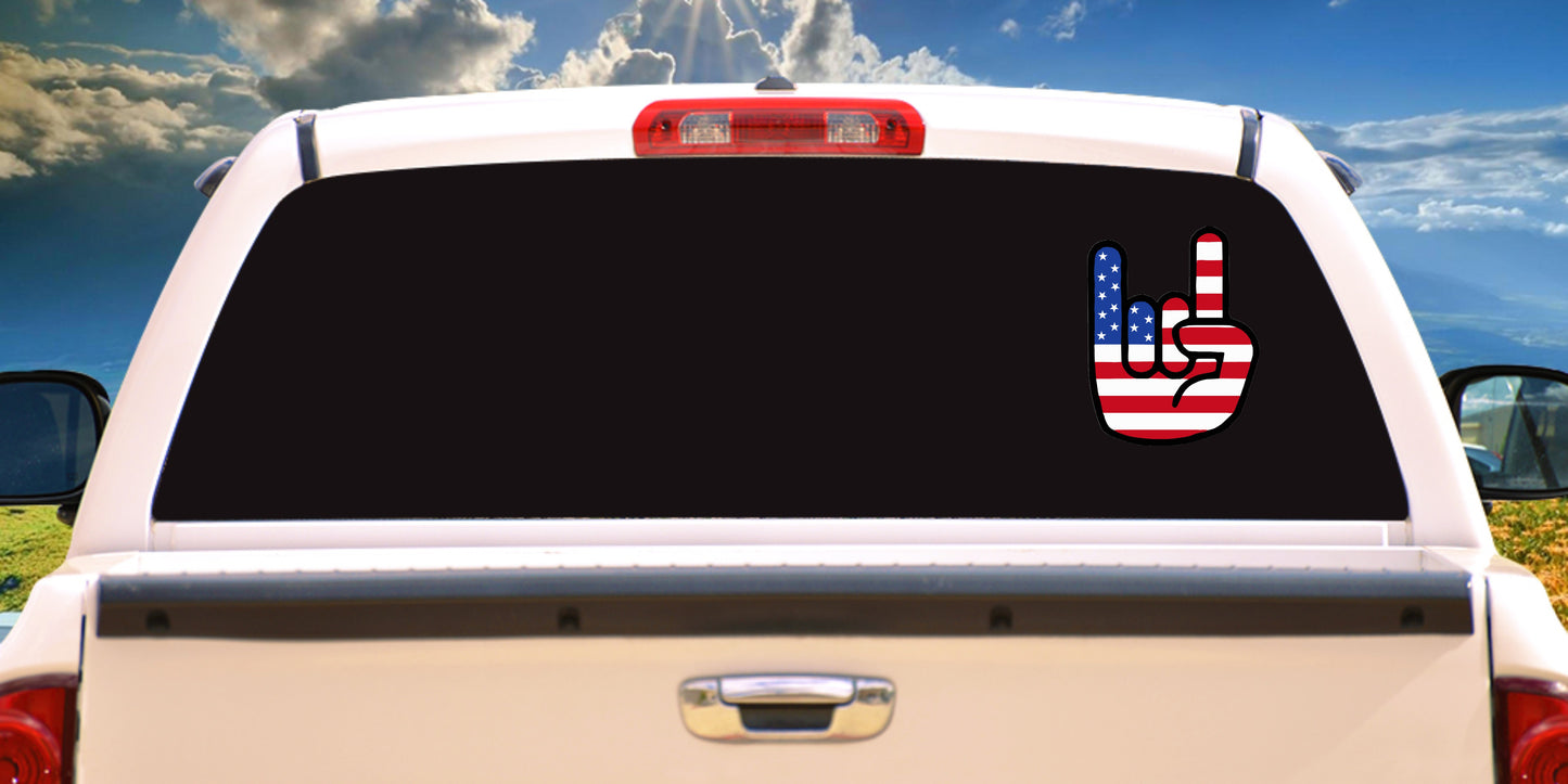 American Rock On, Decal Sticker