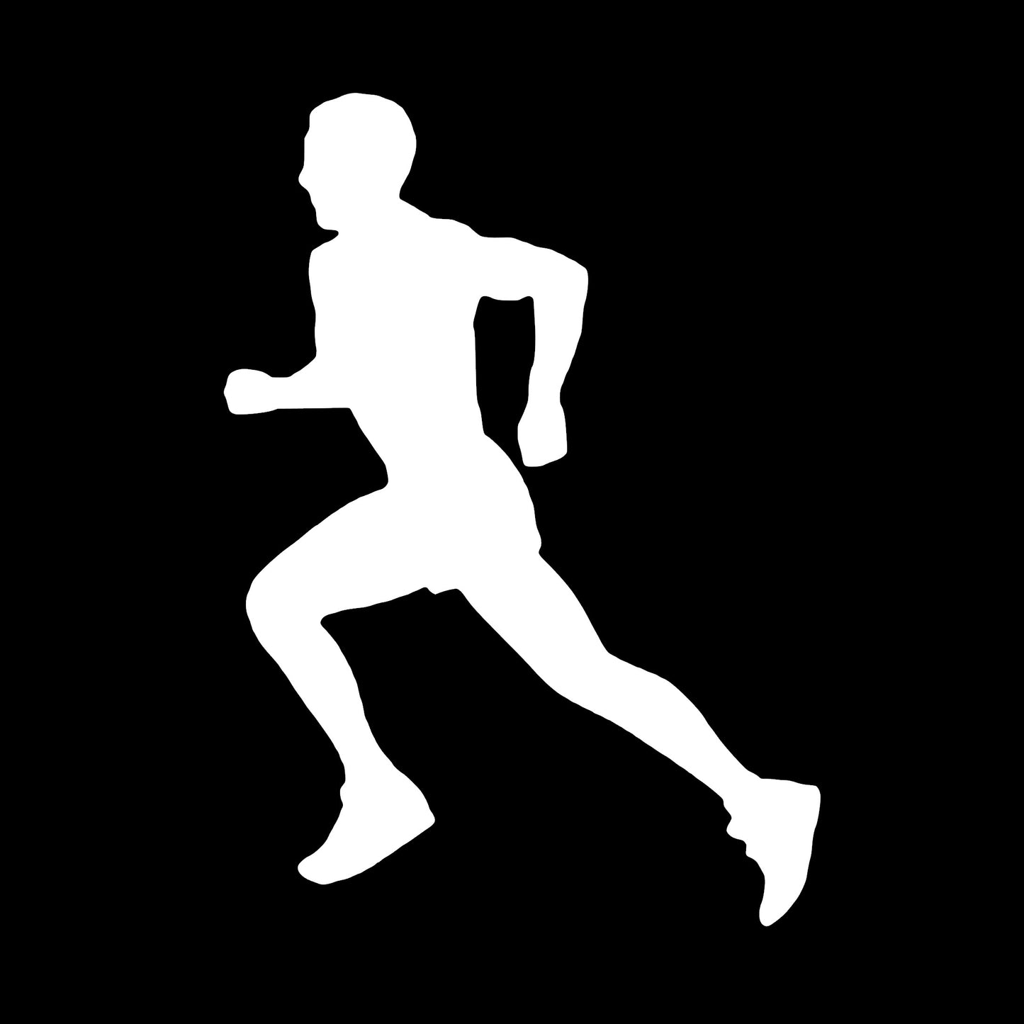 Runner Running, Sticker Decal
