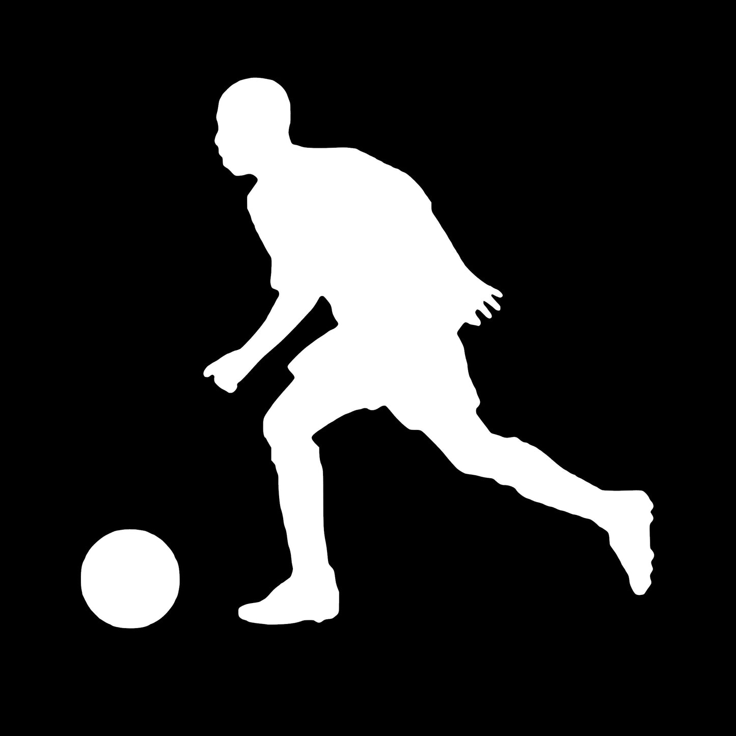 Soccer Player, Decal Sticker