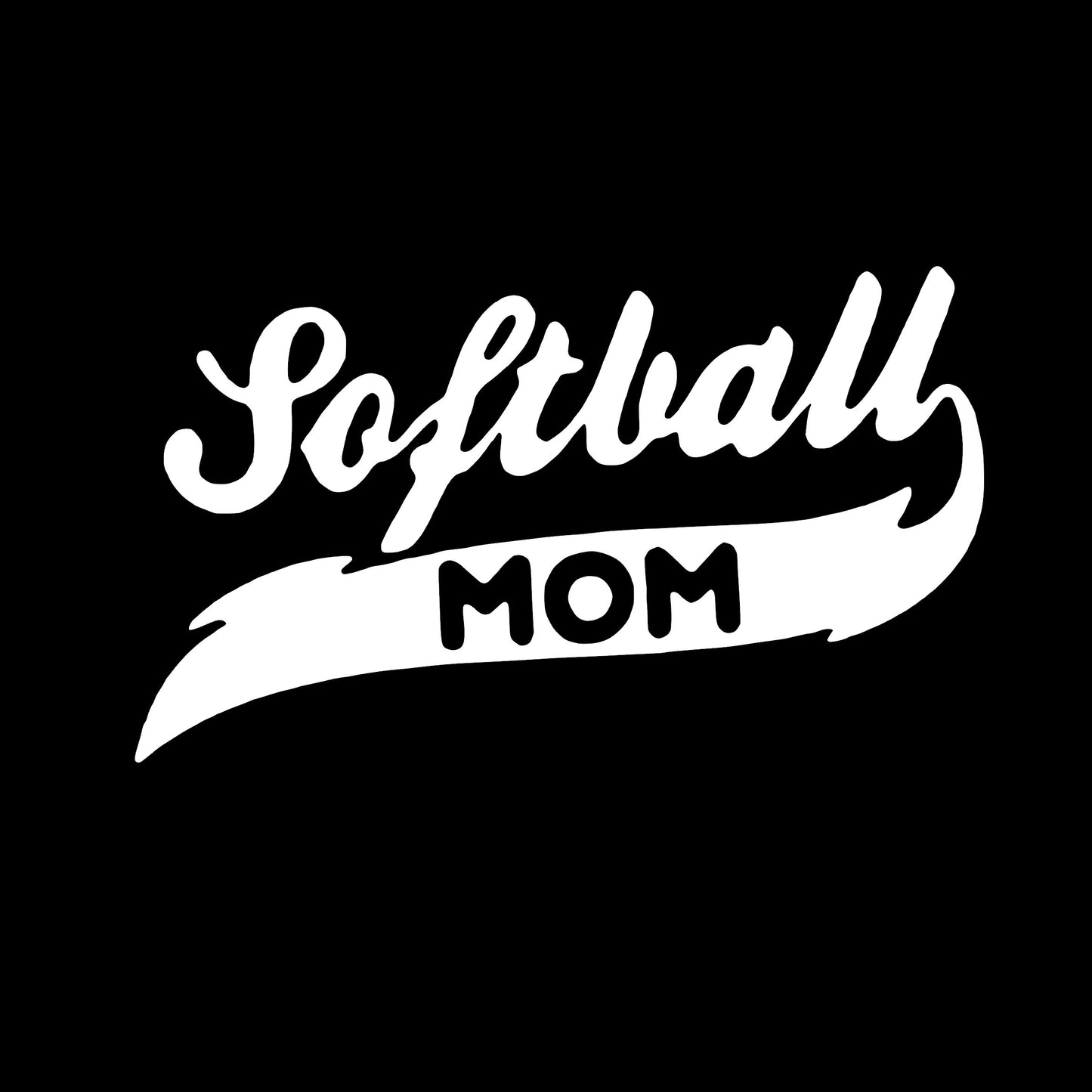 Softball Mom, Decal Sticker