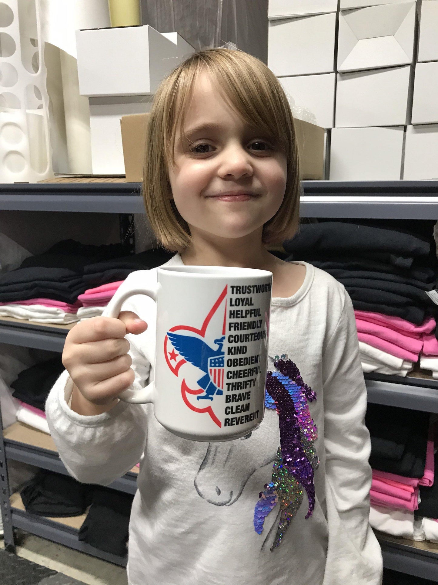 Boy Scouts of America | Scouts Law | fleur-de-lis | 15 oz Mug - Shop With TnT