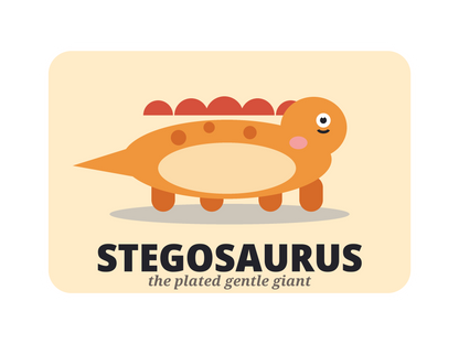Dinosaur Sticker Pack for Kids