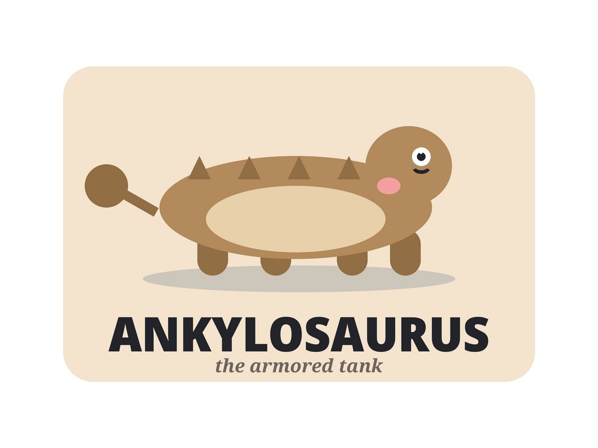 Dinosaur Party Favor Stickers