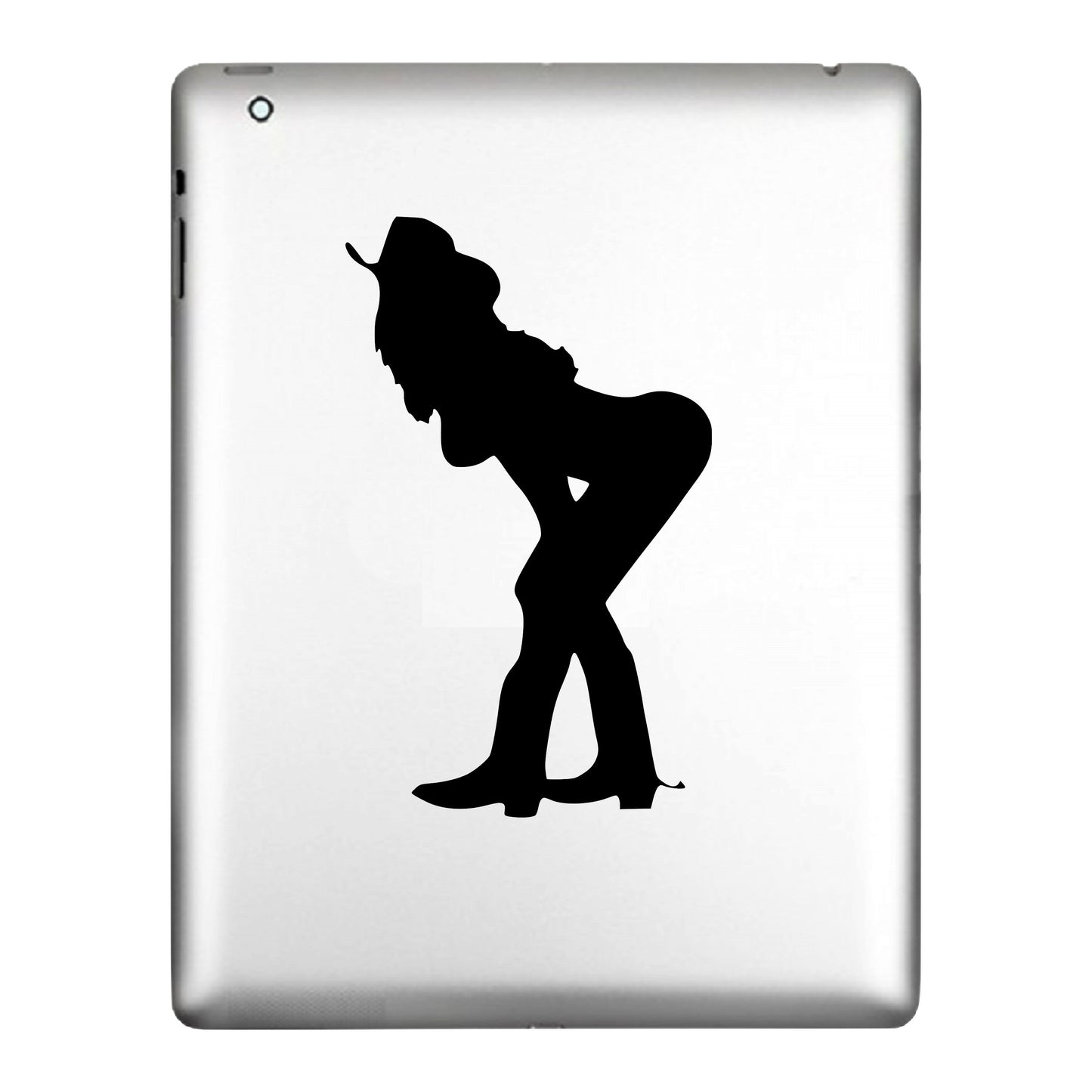 Western Cowgirl in Hat and Boots, Rodeo, Decal Sticker