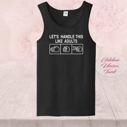 Adults Rock Paper Scissors Shirt