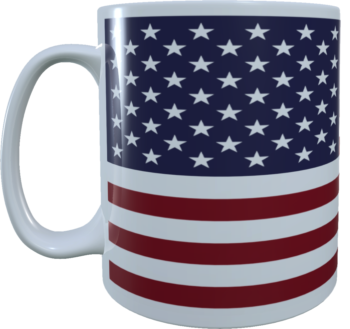 American Flag 15 oz Mug